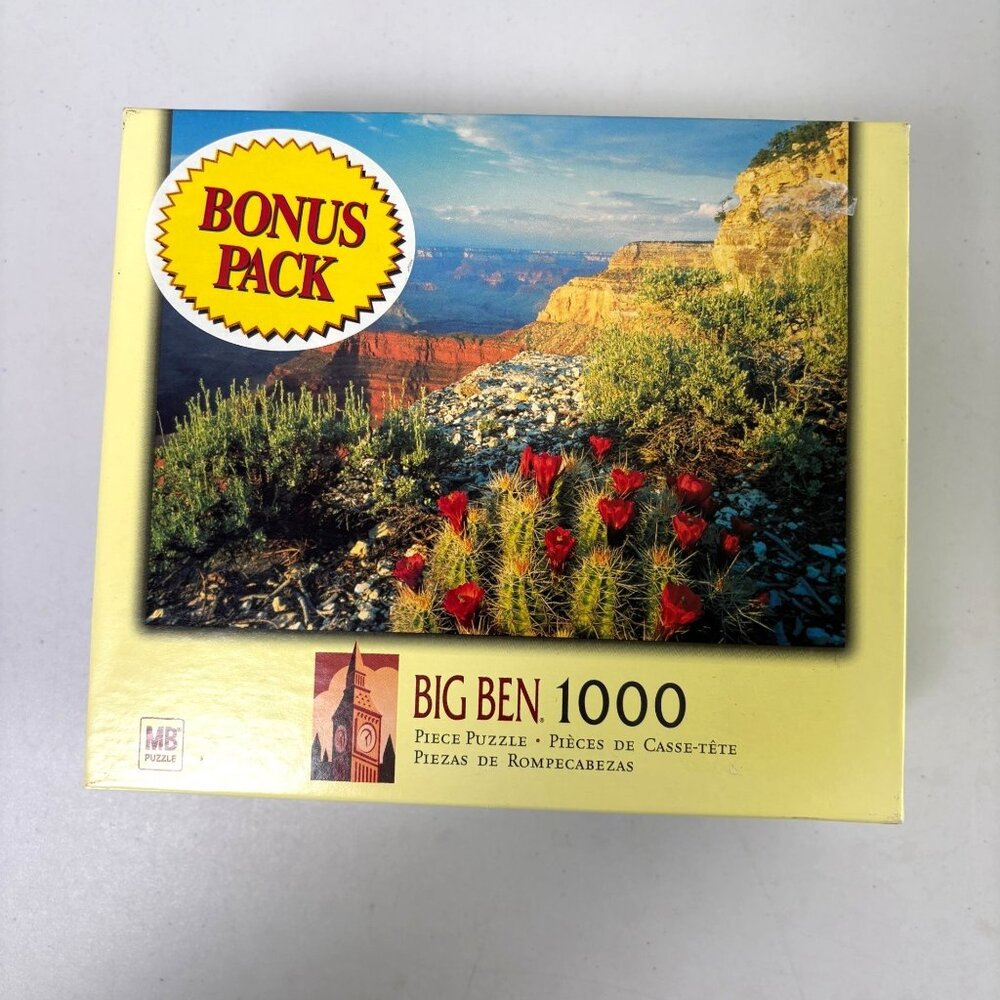 Big Ben 1000 Piece Jigsaw Puzzle‎ Flowers Mountains Grand Canyon New Sealed
